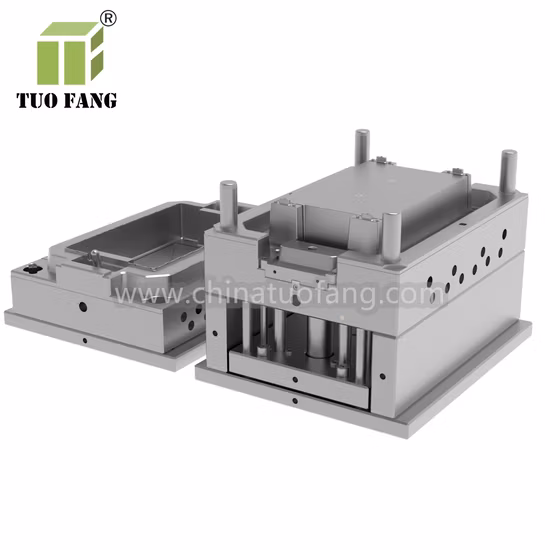Molde de inyección de caja de facturación de plástico, precio de molde de caja de logística industrial